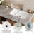 Loubertha 48'' Single Bathroom Vanity with Gray Top, Multi-layer Solid Wood, Two Drawers and Open Shelf-1976282707