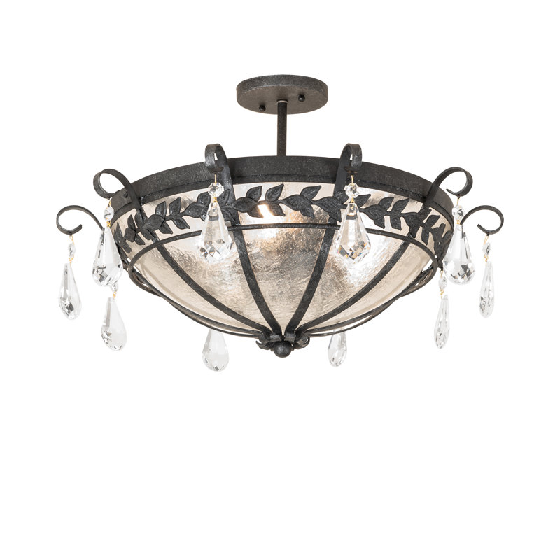 3 - Light Semi Flush Mount