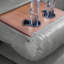 Canapé inclinable en similicuir 85,5 po Amica-1550641223