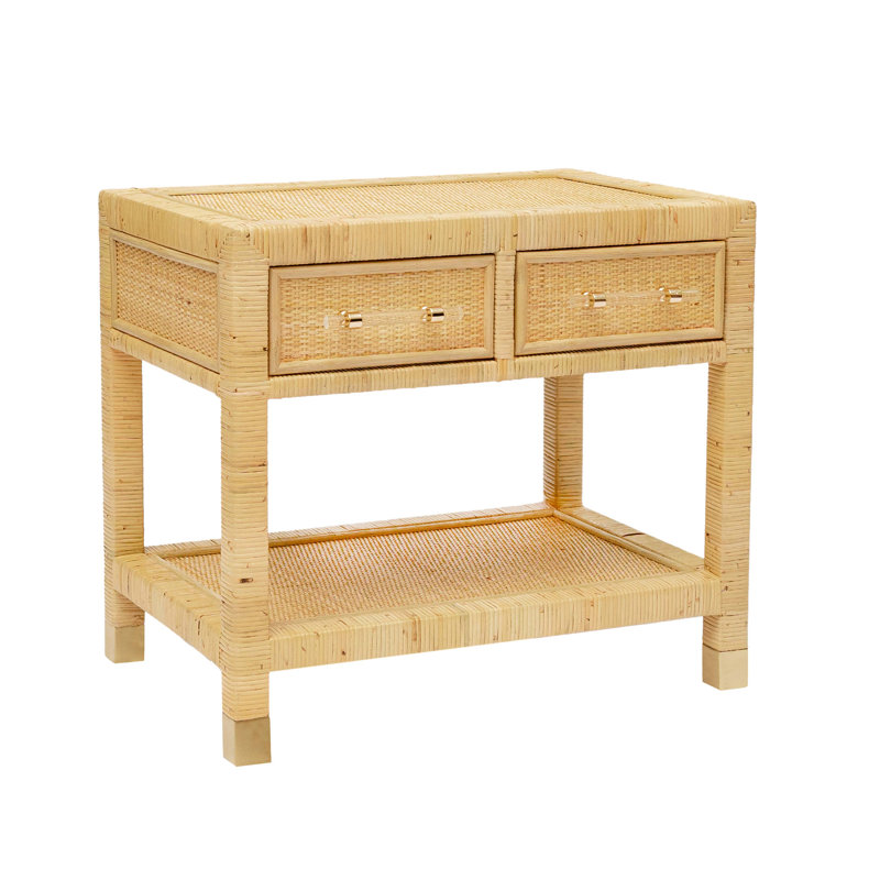 Table de chevet 2 tiroirs Pilla
