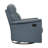 Leather Upholstered Reclining Chair Swivel Glider Motion-1840293287