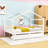 Ashiyah Full Storage Canopy Bed with Two Drawers -299420404
