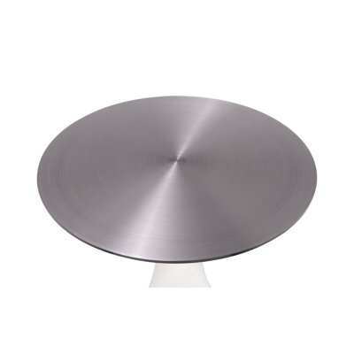 Angelina Stainless Steel Top End Table
