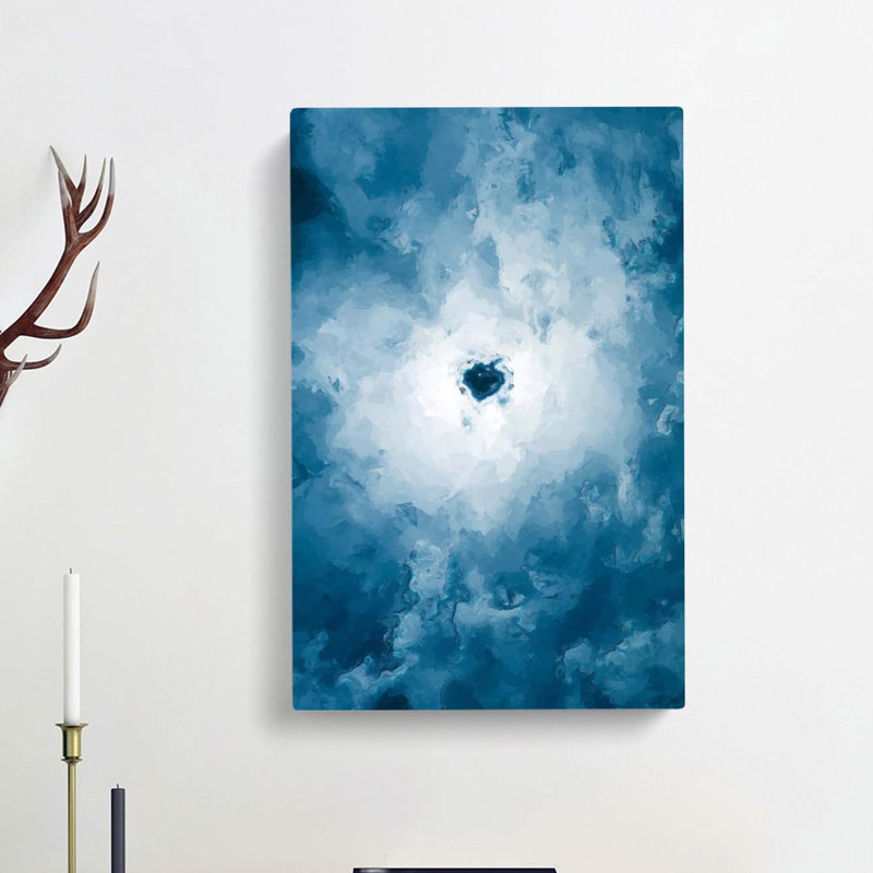 Black Hole In The Clouds In Abstract - Wrapped Canvas Print, 50cm H x 35cm W x 3cm D