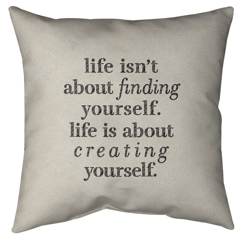 Coussin de sol, 28 po x 28 po, Blanc / Noir