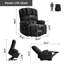 37cm Wide Chenille Standard Recliner-1123645709