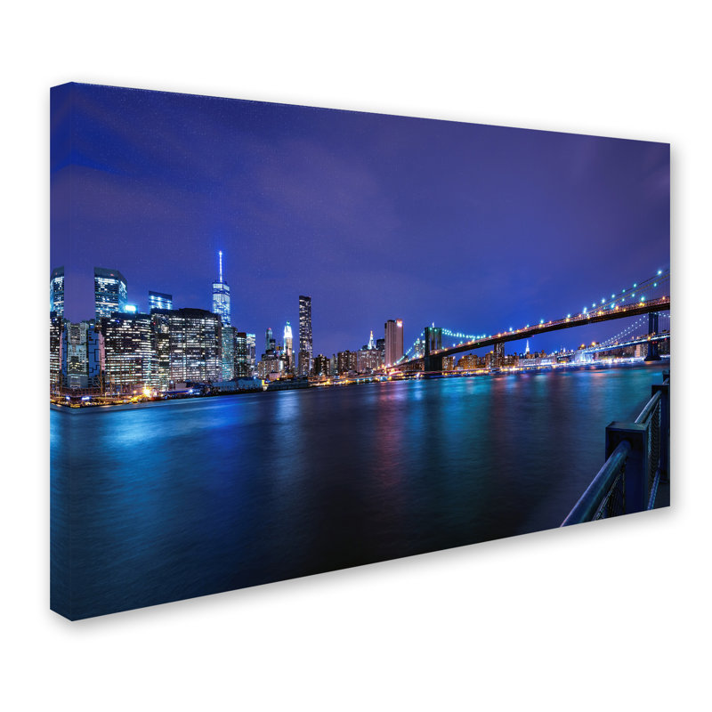 Ann «Cityscape 4», reproduction de photo sur toile tendue Ann, H 12 po x l 19 po