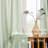 Neutral Curtains For Living Room,Floral Pattern Linen Sheer Country Boho Block Print Farm House Curtains 2 Panels Set-109692466-109692468