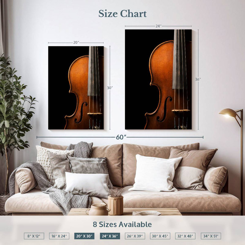 Abarca Rare Violin, H 36 po x l 24 po