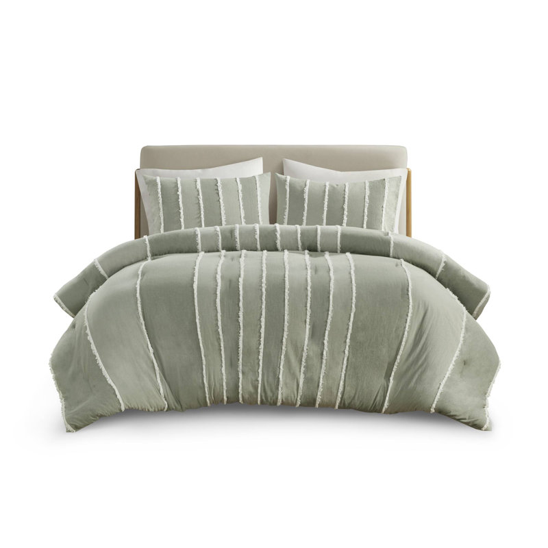 Sage Green Cotton Down Alternative Full Comforter Set
