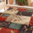  Ramona Geometric Farmhouse Patchwork 100% Polypropylene Indoor Area Rug-21698393