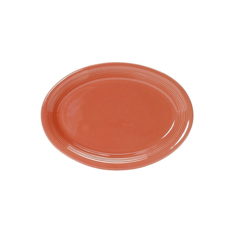 Plateau Concentrix, Rosé, H 0,75 po x l 9,75 po x P 6,5 po