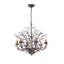 Lustre classique / traditionnel à 6 lumières de style bougie Timberlane