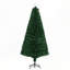 Sapin de Noël artificiel illuminé de 6 pi avec branches réalistes, 24 lumières DEL multicolores, fibre optique et 230 pointes