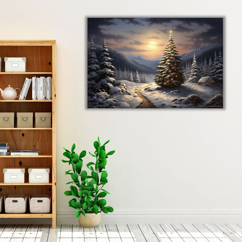 Impression murale Xing Xing's Holiday Glow, Unframed, H 32 po x l 48 po x P 0,02 po