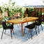Chaises de salle à manger de patio-385068749