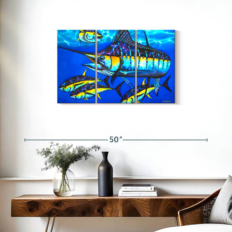 Brampt Majestic Blue, 20" H x 33" W