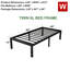 14" Steel Platform Bed-50914856