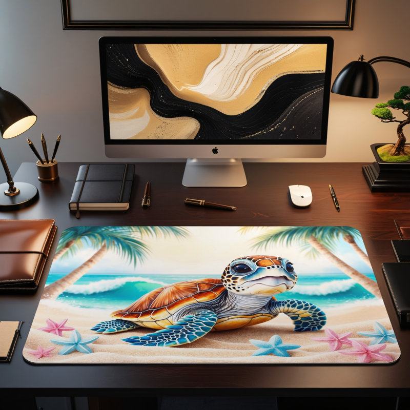 Polyester Desk Pad, 31.5x15.5