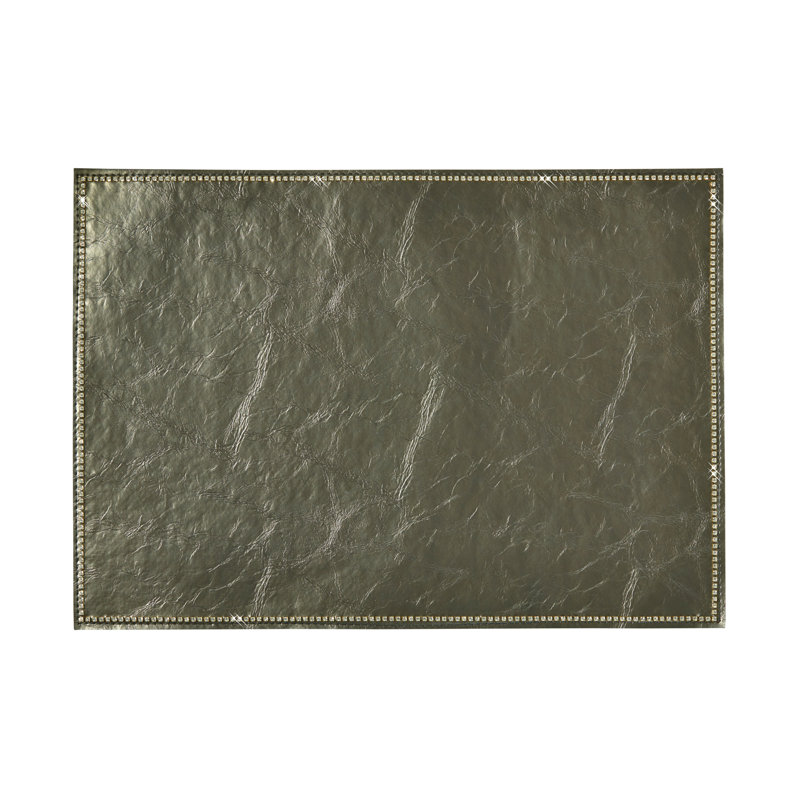 Rectangle Beaded Placemat, Platinum