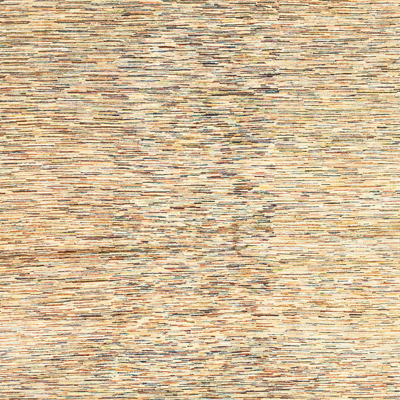Tapis multicolore à motif abstrait Delastre, Carré 6 pi