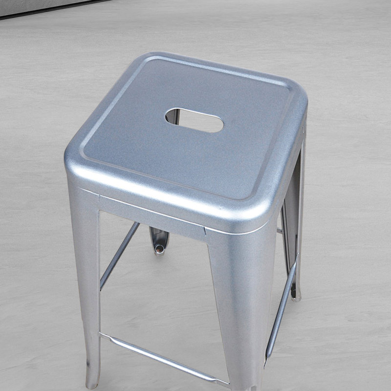 Tabouret 30 ", Argent flash