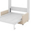 Grand lit escamotable avec coussin-121087764