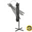 Jazlynn 250cm X 250cm Rectangular Lighted Cantilever Parasol-1504109773