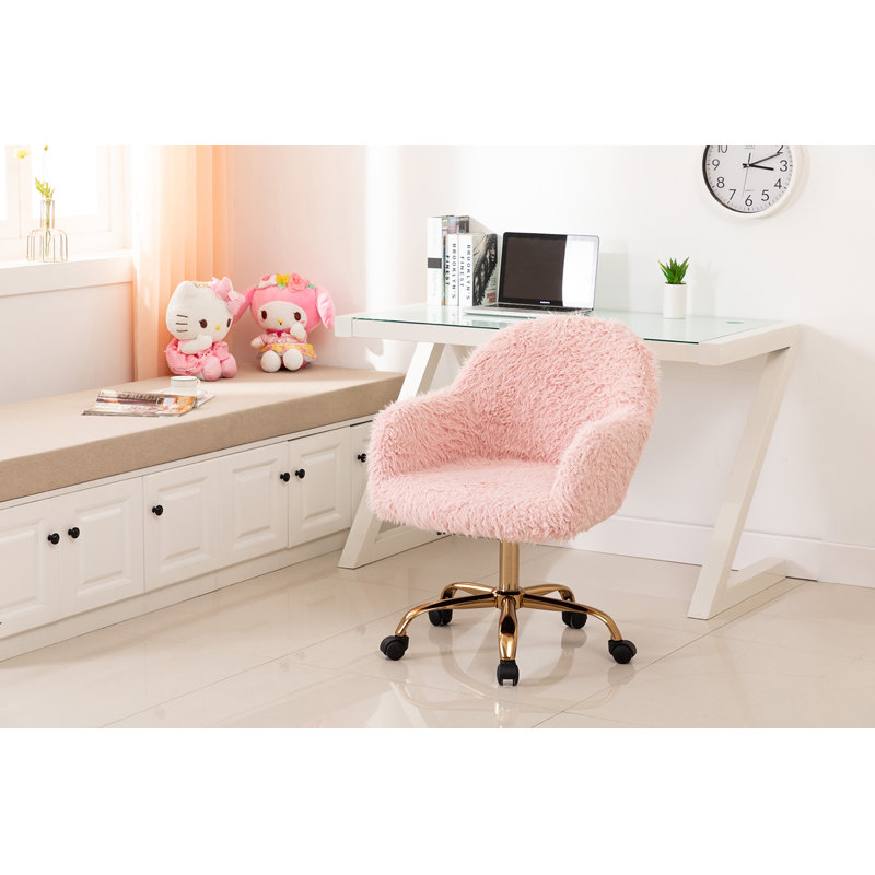 Desk Chair, Pink