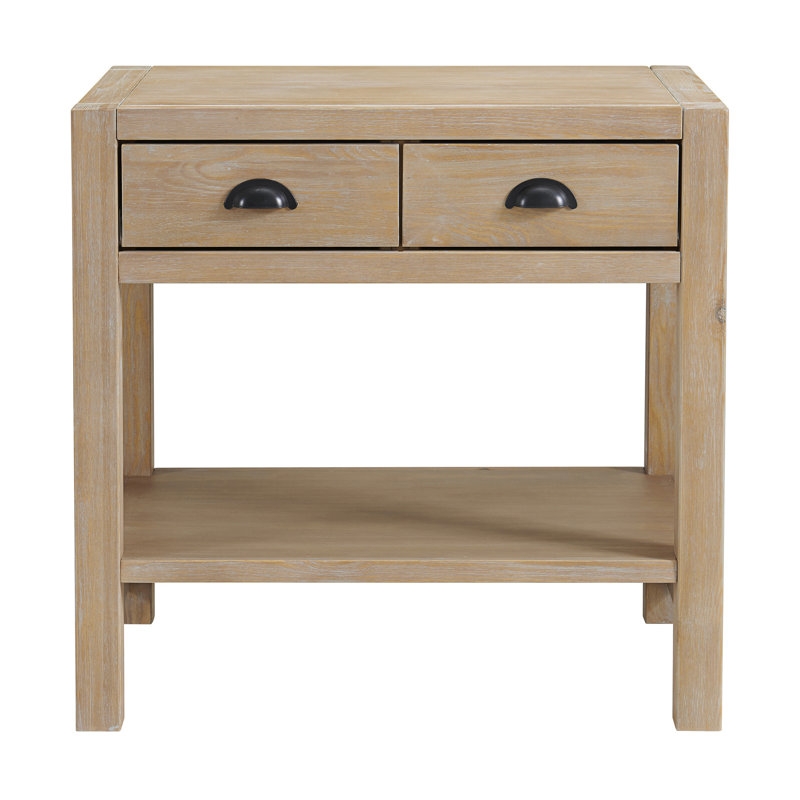 Table de chevet Arden, Bois flottant clair