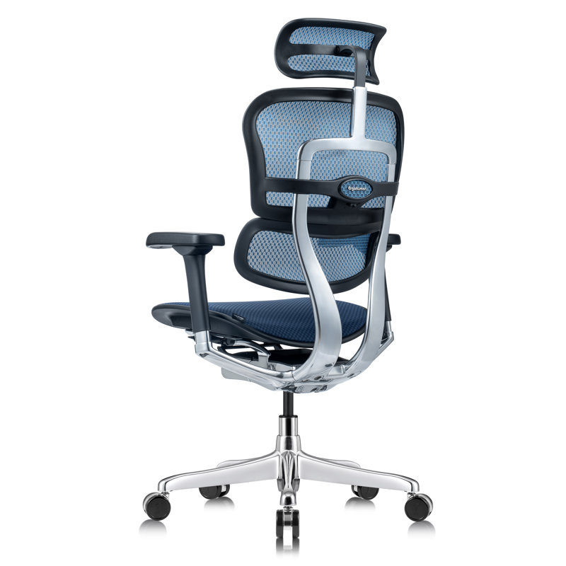 Tempur-Pedic Ergohuman GEN2 Hi Back Ergonomic Office Chair with Tempur-Pedic Seat, Synchro-Tilt, Adjustable Headrest, Arm Height Adjustment