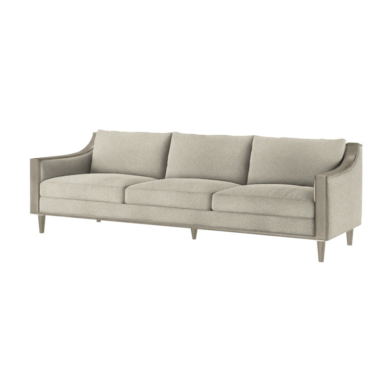 Carl Sofa, Smoke Polyester, Hipster Gray