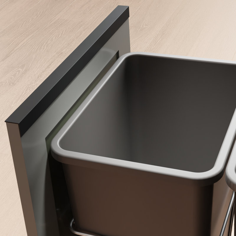 7/8" Designer DripEdge - 12.75"L, Brushed Aluminum