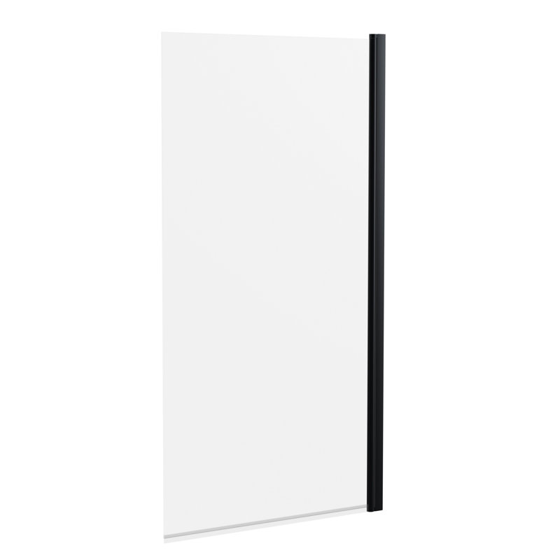 Pacific 790mm W x 1400mm H Pivot Semi-Frameless Bath Screen with Clear Glass