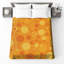 Couvre-lit matelassé orange et jaune-126175019