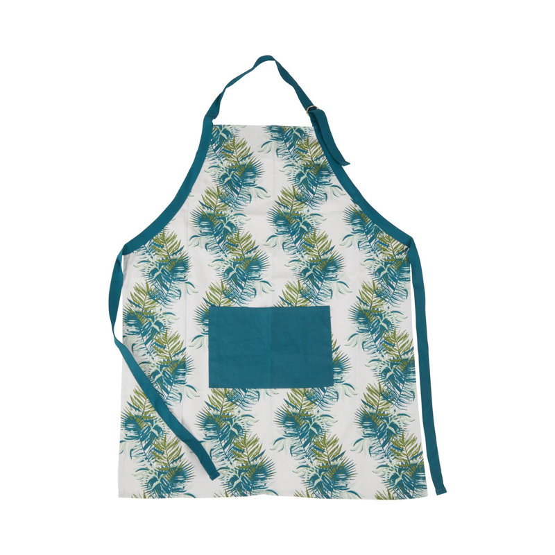 Floral Cotton Bib Apron