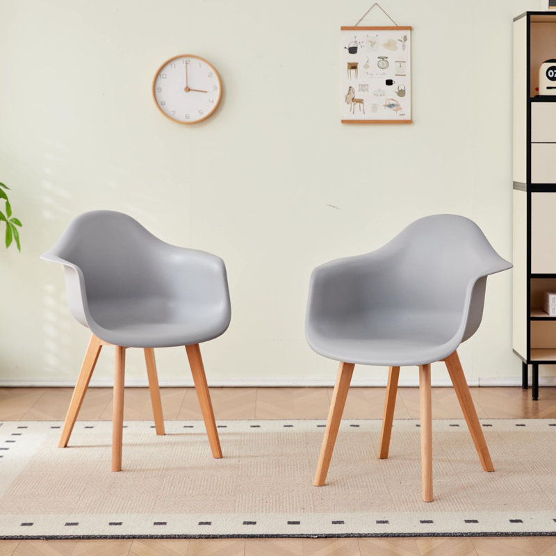 39cm H Wing Back Armchair, Grey