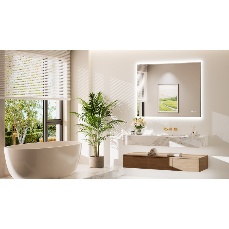 Armadale Backlit LED Bathroom Mirror, 32" x 40"