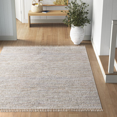 Whitley Handmade Flatweave Beige Area Rug