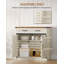 Sideboard, Kitchen Cabinets, Freestanding Kitchen Cupboard with Drawer, Adjustable Shelf, for Entryway, Living Room, Dining Room-131379826-124550771