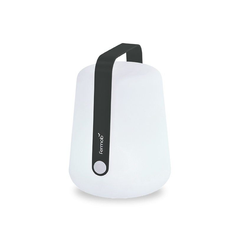 Lampe Balad, Anthracite, H 10 po x l 7,5 po x P 7,5 po