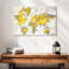 Carte du monde jaune-gris-1264645129