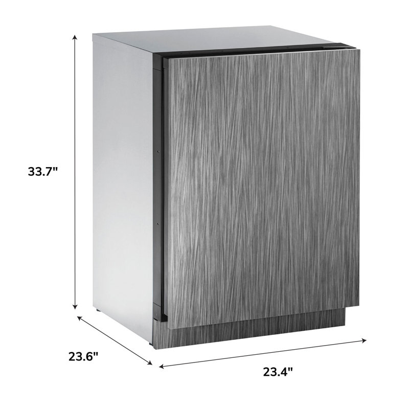 U-Line Dual Zone 23.62'' Built-In 43 Bottle Wine Refrigerator with Reversible Door