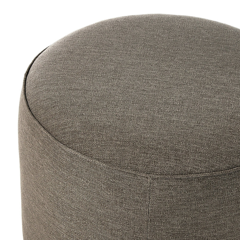 Sinclair Outdoor Teak Ottoman, Brown