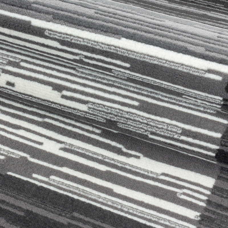 Leavy Abstract Flatweave Area Rug, Rectangle 200 x 290cm