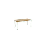 SoHo 40" Rectangle Teak Aluminum Outdoor Coffee Table