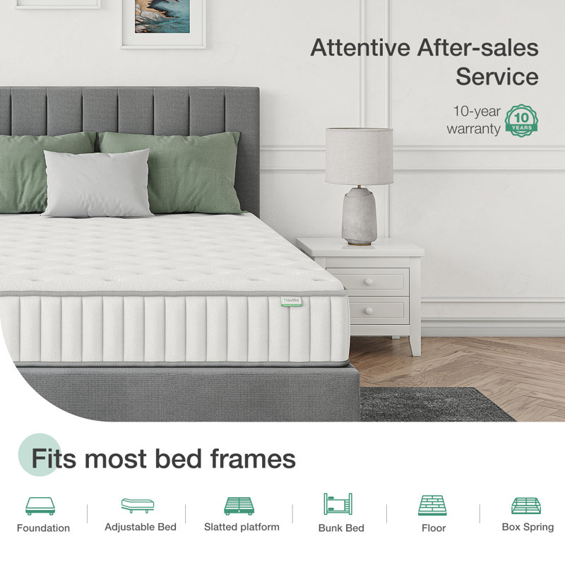 Emberlynn  Memory Foam Pocket Sprung Mattress, Kingsize (5')