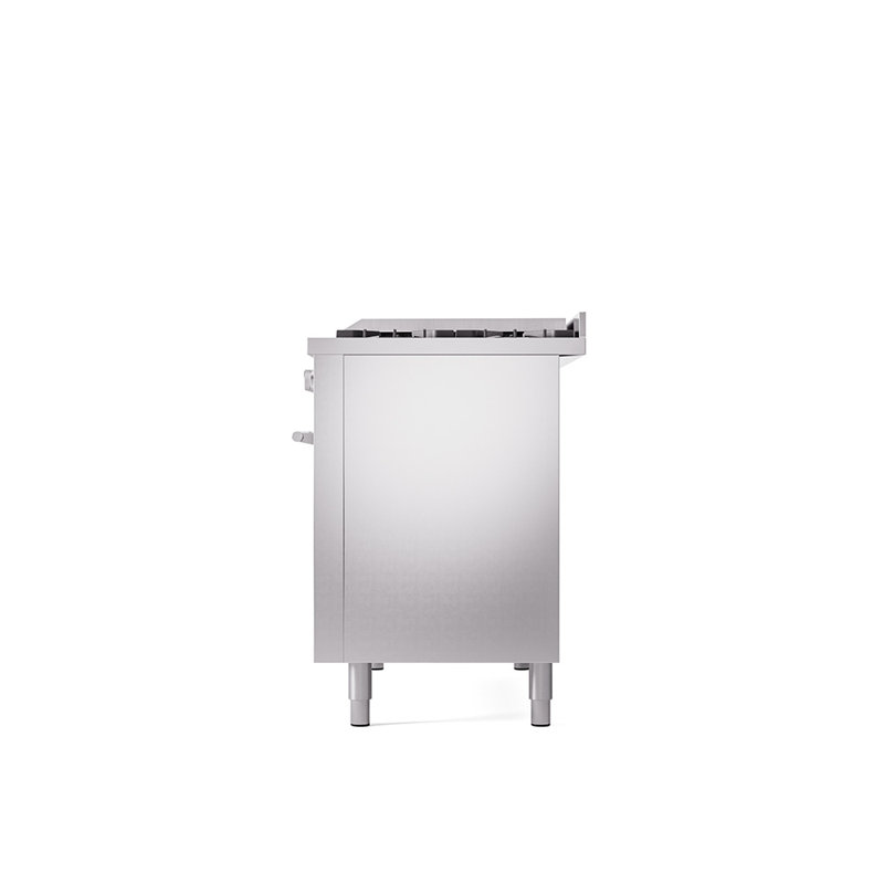 Plaque chauffante double 8 brûleurs 48 po ILVE Professional Plus II, Propane liquide, Acier Inoxydable