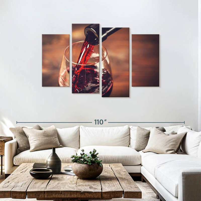 Yarlin Red Wine Tasting, 48" H x 75" W