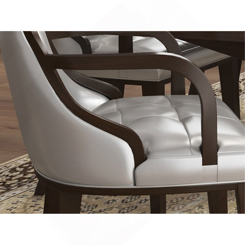 Chaise de salle à manger en argent